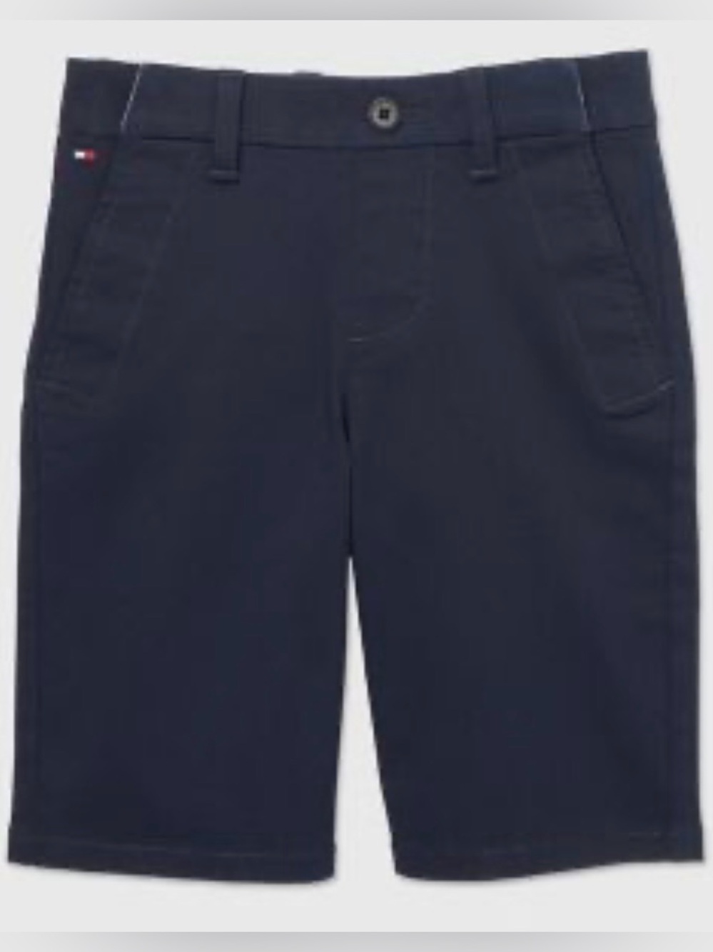 Tommy Hilfiger Boy’s Navy Blue Flat Front Chino Shorts Size 6